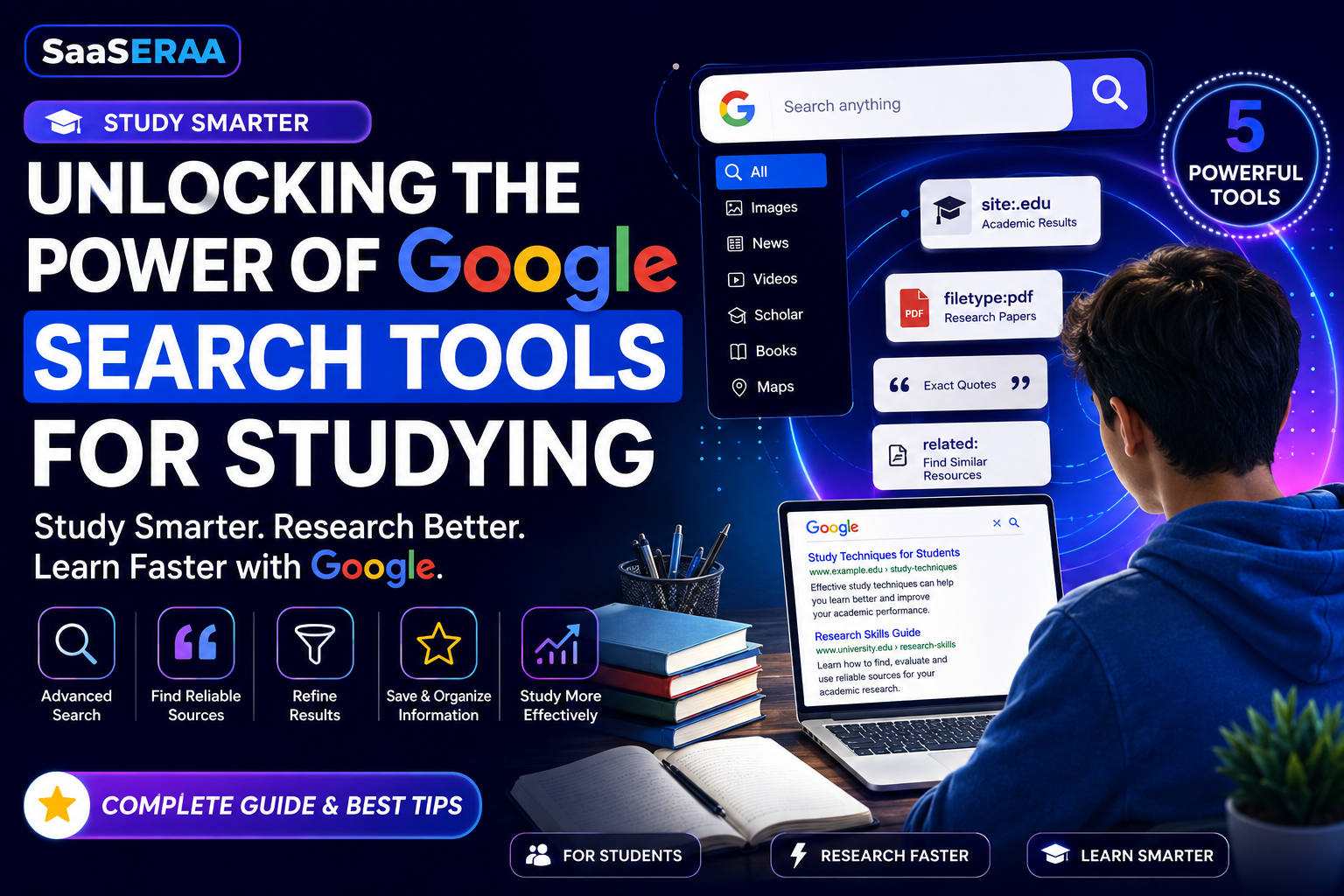 Unlock the Power of Google Search Tools for Studying Google Search tools for students for smarter studying and research